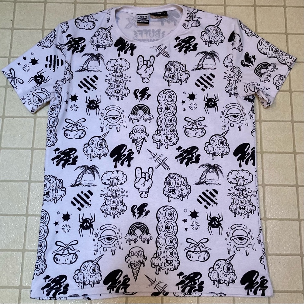 Black Milk X Buff Monster Flash Monsters White BFT (limited) - size: small, S